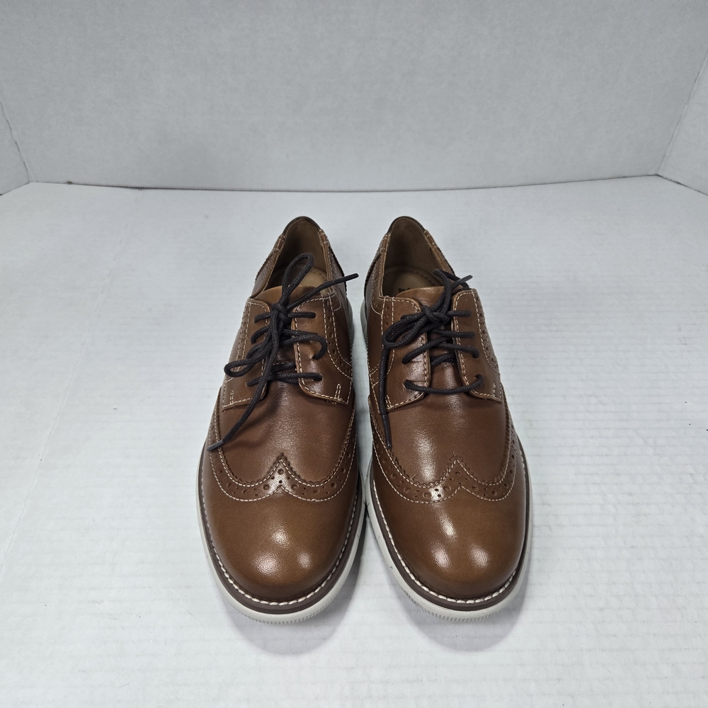 *NEW* Johnston & Murphy Big Kid Holden Wing Tip Dress Shoes Size 2 (Little Boys) - Picture 7 of 12